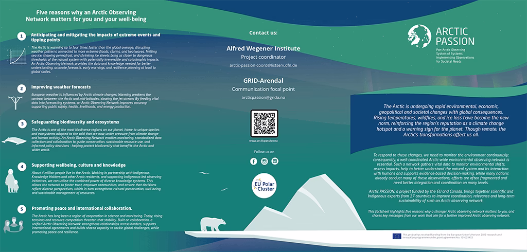 Arctic PASSION final results factsheet