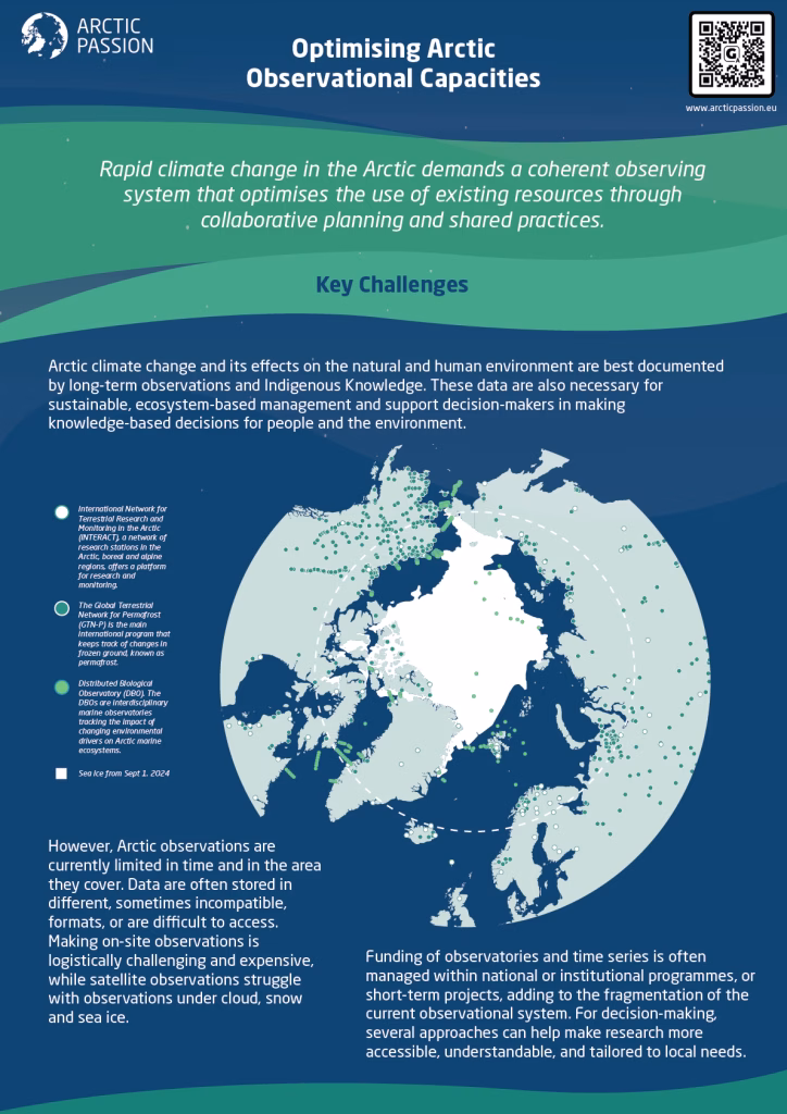 Optimising Arctic observations factsheet