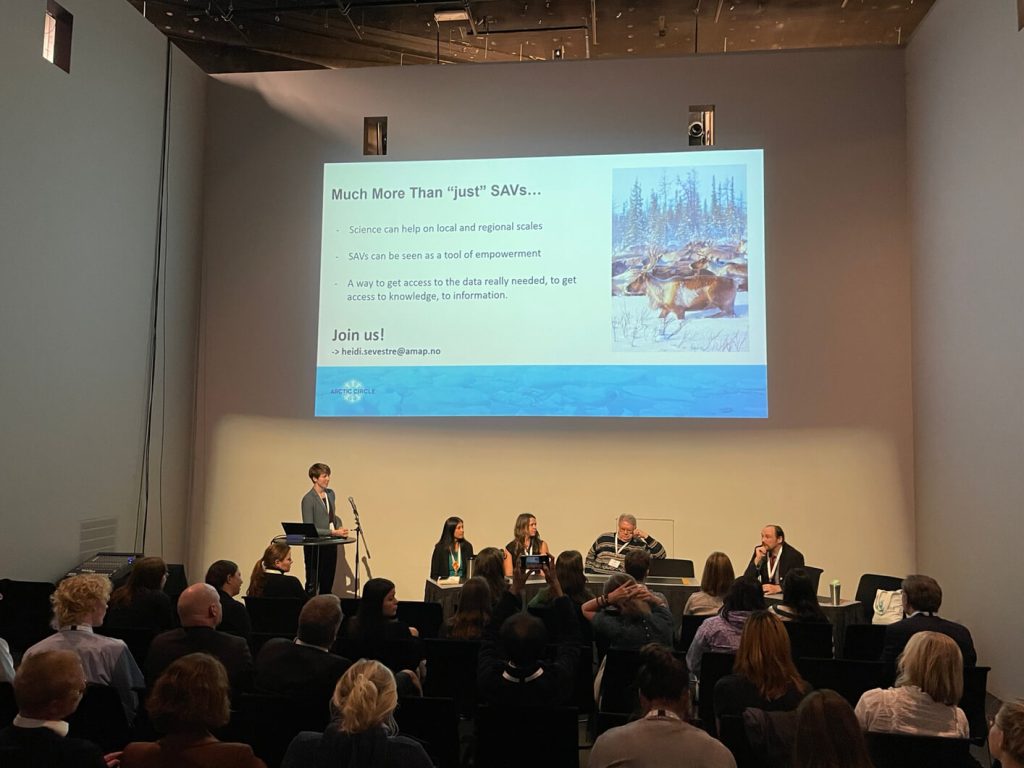 A session on SAVs led by Dr. Heidi Sevestre