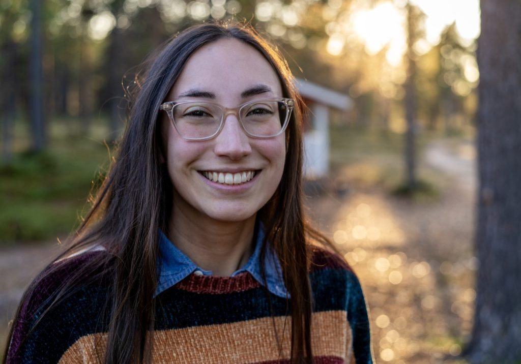 Peyton M. Cavnar at the Sharing Circle programme in Northern Finland. Photo by Olivia Rempel/GRID-Arendal.